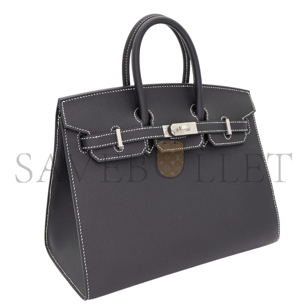 HERMES MASTER BIRKIN 30 EPSOM LEATHER BLACK GOLD BUCKLE HIGH END CUSTOM BAG H028369CK89 (30*23*15cm)